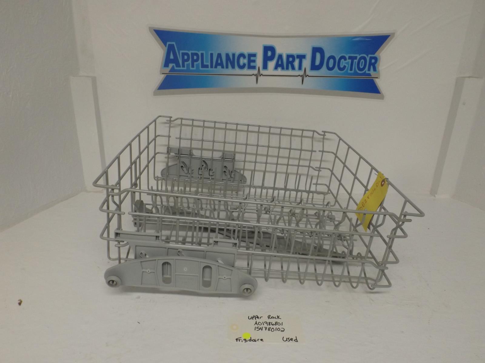 Frigidaire Dishwasher A01986801 154780102 Upper Rack Used Frigidaire Dishwasher A01986801 154780102 Upper Rack Used